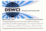 Radio St. Helena special QSL of DSWCI (2006)